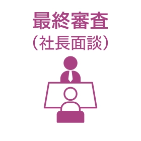 最終審査(社長面談)